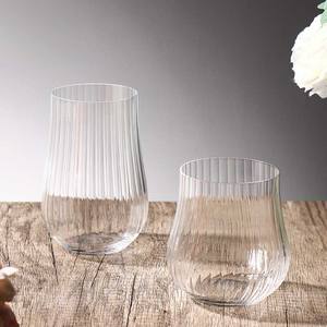 Verres <span class=keywords><strong>à</strong></span> vin en verre transparent créatifs TULIPA OPTIC en gros, 550 ml, légers, pour mariage, fête, anniversaire, événements - Product Image 3