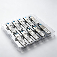 Terminal de ligne optique GPON neuf, pack de transceivers SFP C++++ (10 unités), plateau antistatique, module universel SC 20 kilomètres