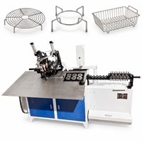 Machines de pliage de fil CNC entièrement automatiques de 2 à 6 mm, machine de formage de fil 2D avec soudage bout à bout TIG pour la fabrication de cadres métalliques