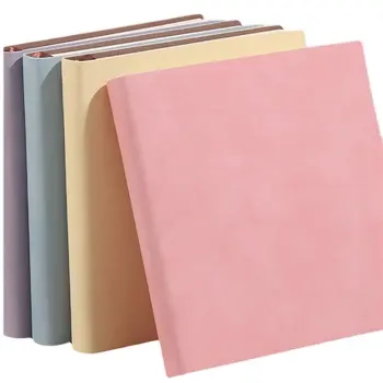 Bloco de notas portátil personalizável com capa de couro, mini caderno inteligente para presente, bolso em branco, páginas internas