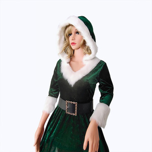 Vestido <span class=keywords><strong>de</strong></span> Navidad para <span class=keywords><strong>mujer</strong></span>, sudadera con capucha <span class=keywords><strong>de</strong></span> Papá Noel Sexy, disfraces <span class=keywords><strong>de</strong></span> Cosplay, ropa <span class=keywords><strong>de</strong></span> fiesta <span class=keywords><strong>de</strong></span> noche para <span class=keywords><strong>mujer</strong></span>, vestidos <span class=keywords><strong>de</strong></span> otoño e invierno, señora <span class=keywords><strong>Claus</strong></span> - Product Image 2