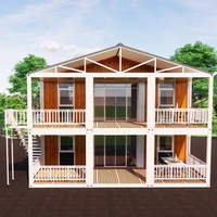 Maison préfabriquée sécurisée en conteneur de 20 pieds ou 40 pieds, extensible, structure en acier, villa, maison pliable, cuisine, bureau, bâtiment