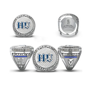 Medaglia Personalizzata in Ottone e Cristallo per Donne, Uomini e Bambini, Anelli da Campionato di Softball, Calcio, Baseball, Pallacanestro con Stampa Digitale e Fusione - Product Image 1