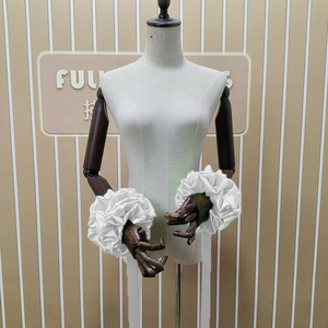 زي رقص نسائي للبالغات FLHY-05 لمسابقات الرقص الاحترافية بأكمام منسدلة مصنوع من البوليستر لأداء المسرح - Product Image 2