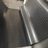 Tapis en PVC à motif de feuilles pour sols d'ascenseurs, tapis de garage, rouleaux