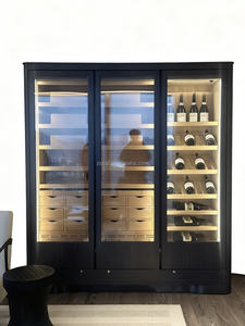 Contrôle d'humidité de cabinet à deux zones sur mesure <span class=keywords><strong>pour</strong></span> l'âge du cigare et la gestion de la température <span class=keywords><strong>pour</strong></span> la <span class=keywords><strong>cave</strong></span> à <span class=keywords><strong>vin</strong></span> - Product Image 3