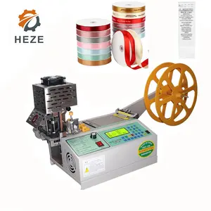 Electric Cold Cutter Embroidery Label Computer Ribbon Tape Cutting Machine