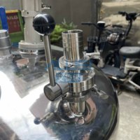 Cuve de mélange en acier inoxydable SUS304 à prix d'usine, pour poudre détergente, liquide alimentaire, avec agitateur chauffant 200L