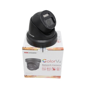 Original HIK DS-2CD2387G2-LSU/SL BLACK 8MP 4K ColorVu Turret <b>IP</b> <b>Camera</b> Strobe Light 2-Way Audio Human/Vehicle Detection IP67 PoE - Product Image 1