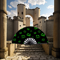 Balançoire à une main en bambou Kung Fu ventilateur imprimé Design musique-Style ange peinture panier pour les fêtes fête décoration Souvenir artisanat