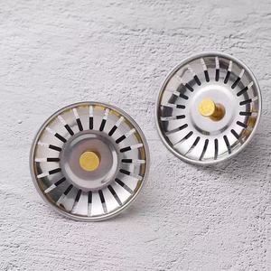 Juego de 2 Tapas para Desagüe de Fregadero de Acero Inoxidable 304, Superficie Pulida, Instalación en Encimera - Product Image 5