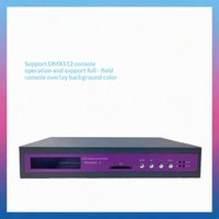 Contrôleur DMX512 LED professionnel avec écran LCD, carte SD, fonction hors ligne et Ethernet 1000M pour éclairages de scène et accessoires d'éclairage