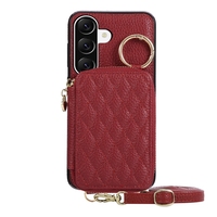 Housse de téléphone avec lanière pour Samsung Galaxy A07/A17/A16/A36/A56/A26