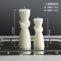 Bougie décorative en cire de soja, style nordique de luxe, bougies d'aromathérapie, décoration haut de gamme pour la maison, bougies de mariage semi-artisanales