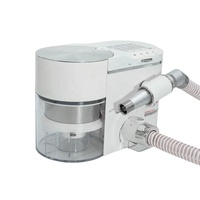 Machine à ongles blanche 2-en-1 2086 avec aspirateur intégré, robuste et durable