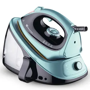 HG 2100W Industrial Steam Iron Station With Ceramic Soleplate Vertical Steamer Ironing For Clothes