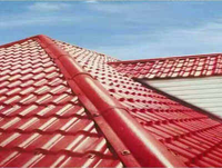 Tuile de toiture transparente en plastique imperméable moderne pour extérieur, panneau de toiture ondulé en PRV pour temple et appartement