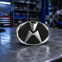 Emblème de voiture du fabricant, prix d'usine, gaufrage professionnel en ABS, design 3D chromé personnalisé, durable, de luxe, emblème de voiture à usage unique