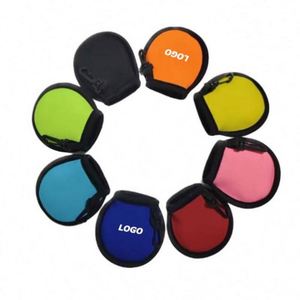 Porta Pelotas de Golf de Neopreno con Mosquetón y Forro de Felpa - Diseño Creativo con Serigrafía, Regalo Promocional para Deportes y Cumpleaños - Product Image 1