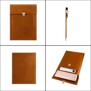 AIGUONIU Custodia a Libro Vintage in Vera Pelle <span class=keywords><strong>per</strong></span> <span class=keywords><strong>MacBook</strong></span> <span class=keywords><strong>Pro</strong></span> 14 Pollici, Compatibile anche con Huawei, <span class=keywords><strong>per</strong></span> Laptop Ultra Sottile 570g - Product Image 5