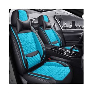 Coussin de siège de voiture en PU OEM ODM, 13 pièces, universel, haute qualité, ensemble complet pour 5 sièges, housse de siège de voiture - Product Image 1