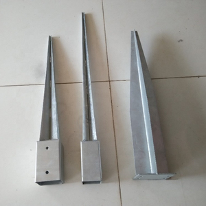 Ancre de tige carrée en acier métal Q235, Support de clôture en <span class=keywords><strong>bois</strong></span> - Product Image 5