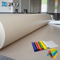 Membrane architecturale en tissu enduit de PVC tissé imprimé imperméable FLFX pour couverture de toit de complexe sportif