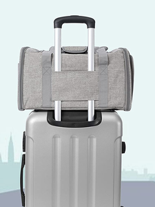 Bolsa de Transporte para Animais de Estimação Aprovada por Companhias Aéreas, Bolsa Portátil para Animais de Estimação, Bolsa de Transporte Dobrável em Tecido para Cães ou Gatos - Product Image 6