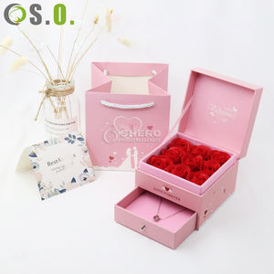 Custom Logo Flower Portable <b>Gift</b> <b>Box</b> Card Valentine's Day <b>Christmas</b> Day Floral Bouquet Folding <b>Gift</b> <b>Box</b> for <b>Gift</b> - Product Image 2