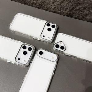 Anillo electrochapado compatible con la funda del teléfono Apple 17 Pro Max para iPhone 17, marco transparente, 17 Air, diseño hueco, simple y moderno - Product Image 6