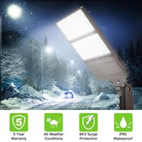 Lampadaires LED NGT pour extérieur, étanches IP65, 100W, 150W, 200W, 240W, 300W, pour parkings et zones publiques