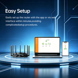 เราเตอร์ AX1800 WiFi6 แบบดูอัลแบนด์ กิกะบิต พร้อมเสาอากาศกำลังขยายสูง 7 เสา ความเร็ว 1731Mbps รองรับ IPv6, WPA3 ติดตั้งง่าย ครอบคลุมทั่วทั้งบ้าน - Product Image 3