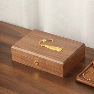 Küçük katı ahşap saklama kutusu antika denizcilik tarzı takı hediye paketleme oyma parlatma tekniği ile DIY hediye için - Product Image 4