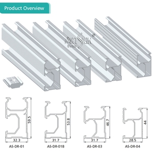 Profilo in Alluminio AL6005-T5 ad Alta Resistenza per Montaggio Solare, Guide di Supporto per Sistemi Fotovoltaici |   Insegna Artistica - Product Image 2