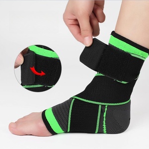 Huyo Adjustable <b>Ankle</b> <b>Support</b> Compression <b>Ankle</b> <b>Brace</b> Nylon Knitted Gym Bandage <b>Ankle</b> Strap OEM - Product Image 2