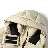 Nouveau hiver 90% blanc canard doudoune col montant coupe-vent et chaud femmes vers le bas manteau avec capuche