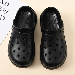White Women's Clogs Thick Sole <b>EVA</b> Non Slip Breathable Closed Toe Summer Sandals Size 35 40 - Product Image 4