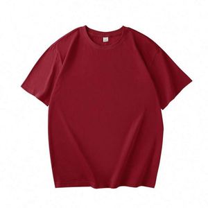 เสื้อยืดแขนสั้นทรงหลวมแบบยูนิเซ็กซ์ พิมพ์ลายตามสั่ง ขายส่ง ผ้าฝ้าย 100% สวมใส่สบาย ระบายอากาศได้ดี รับออกแบบโลโก้ OEM - Product Image 4