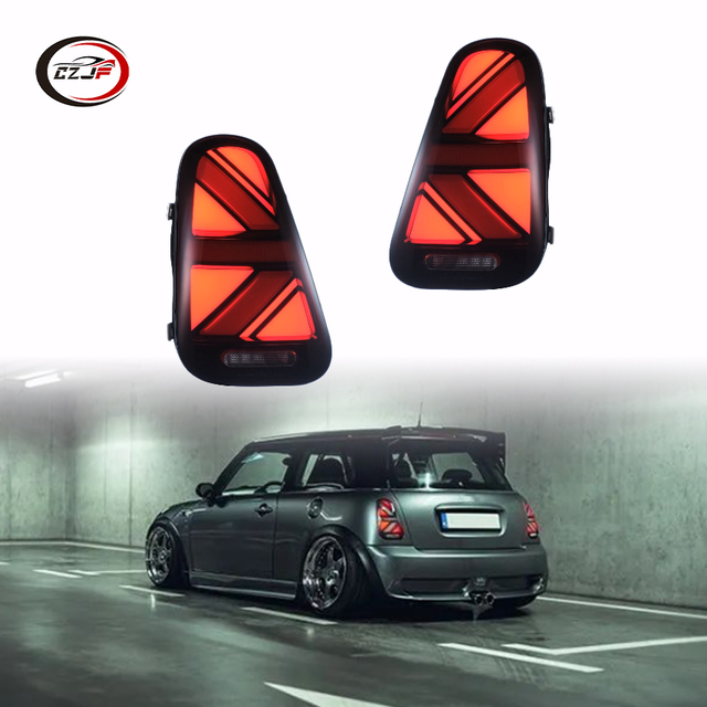 CZJF Modified Style Full LED Tail Light Taillights for BMW Mini R50 R52 R53 2001 2002 2003 2004 2005 2006 Low up to High