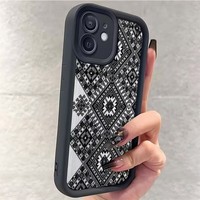 Coques de Téléphone Antichoc de Luxe pour iPhone 17 Air 16 Plus Pro Max 15 14 13 12 11 X – Housse de Protection Arrière Personnalisable avec Logo