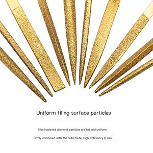 Các loại Vua Kong phẳng tập tin gấp tam giác nhỏ gấp dao đặt chế biến gỗ xây dựng đổi mới công cụ mài - Product Image 3