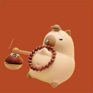 Veilleuse Capybara couché et paresseux, Cadeaux Capybara, Portable, Moelleux, Rechargeable, Intensité réglable - Product Image 3