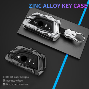 Coque de clé de voiture en métal pour BMW Mini Cooper F55 F56 F57 F54 F60 sac de support sans clé accessoires Auto - Product Image 2