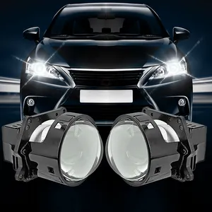 자동차 유니버설 3 인치 렌즈 헤드 라이트 고출력 80w 레이저 안개 램프 3 인치 바이 Led 프로젝터 렌즈 3.0 헤드 라이트