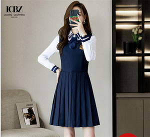 Traje de tres piezas <span class=keywords><strong>Uniforme</strong></span> de maestro de jardín de infantes Ropa DE TRABAJO Estilo universitario Traje de vestir profesional - Product Image 3