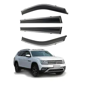 Factory price high quality car door visors chrome strip window visor For TERAMONT 2017 -2022