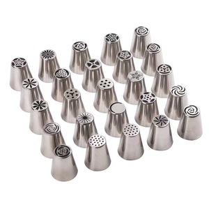 Accessoires de cuisson Outils Décoration de gâteau en acier inoxydable Sac à pâtisserie Buse de pulvérisation embouts de tuyauterie - Product Image 1
