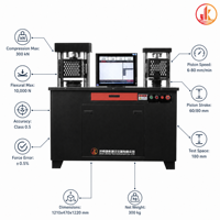 Máquina de Prueba de Compresión y Flexión Controlada por Microcomputadora para Materiales de Construcción, Máquina de Prueba de Compresión de Concreto