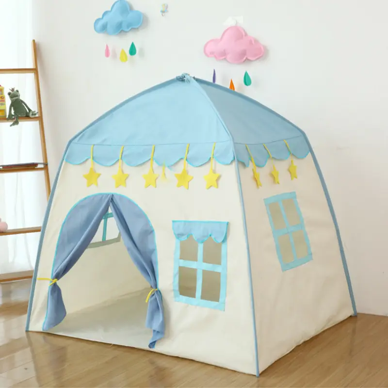 Playhouses Kids Playhouse Girls Toys Interior y exterior Princess Castle Play Tent para niños Niñas Regalo