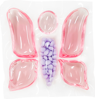 Lessive liquide en perles écologiques OEM, haute concentration, multi-poids, nettoyage en profondeur, parfum floral personnalisé
